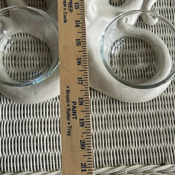 Pottery Barn White Octopus 🐙 Serving Condiment Set SO NEAT! - Picture 5 of 9